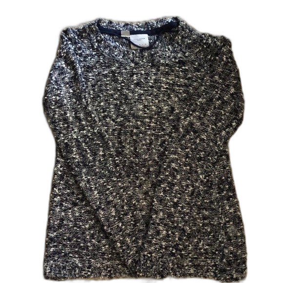 Navy/White Open Weave Sweater by Vero Mode XS - Picture 1 of 7